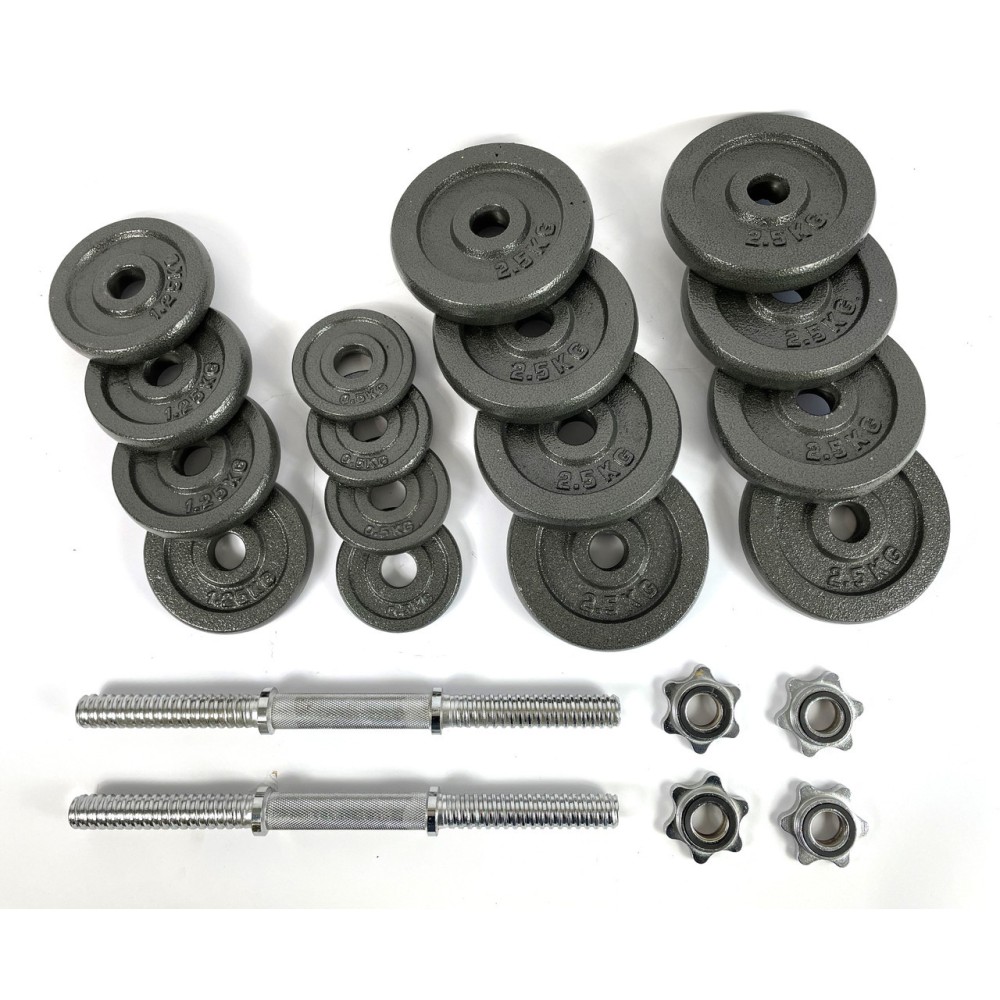 Гантельний набір 30 кг (сталь фарбована) ST30KG