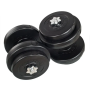 Набір гантелей по 18 кг х 2 шт, розбірних з металевим грифом WCG
